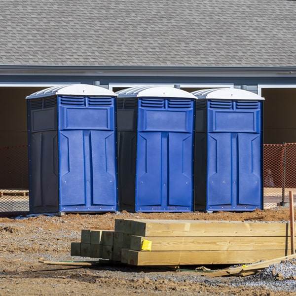 do you offer hand sanitizer dispensers inside the portable restrooms in Stirum